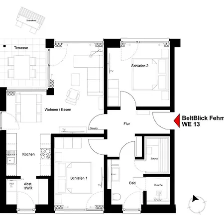 Apartment Hygge - Familienfreundliche Mit Garten & Meerblick